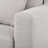 Mirod Comfy 3-seat Sofa with Wooden Legs, Modern for Living Room and Study N760P243326E