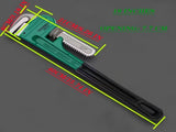 Professional grade pipe wrench, available in18 inch sizes - sturdy and durable pipe tools suitable 67315195
