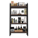 55'' Bakers Rack 4-Level Storage Shelves Metal and Wooden Kitchen Shelves, Kitchen Organizers and 42276934