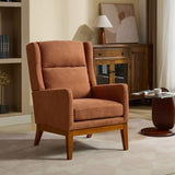 26.18" Wide Modern Accent Chair,Polyester Blend High Back Reading Chair ,Upholstered Armchair Club W1852P216110