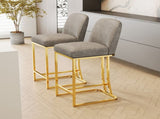 Dining Bar Chairs Set of 2 Modern style bar chairs with simple design, Creative Design comfortable W1727P240722