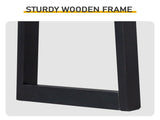 43.3 Inch Solid Wood Console Table for Entryway, Sofa Table Narrow Entryway Table for Hallway, 73212286