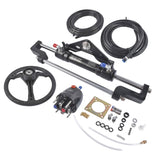 468 Complete Marine Hydraulic Steering System w/ 2 x 22ft Hoses HO5122 03272338