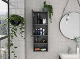 Smokey Oak Rectangle 2-Shelf Medicine Cabinet B06280582