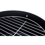 17 Inch Steel Charcoal Smoker, Heavy Duty Round BBQ Grill for Outdoor Cooking, Black 28070527