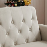 Artemax 55'' Modern Shiny Velvet Convertible Loveseat Sleeper Sofa Couch w/ 2 Lumbar Pillows, W668100738