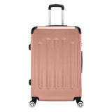 3-in-1 Portable ABS Trolley Case 20" / 24" / 28" Rose Gold 46968100