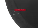 3x 4.5x 1/2" Beauty Salon Semicircle Anti-fatigue Salon Mat Black 42550201