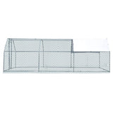 20 x 10 ft Large Metal Chicken Coop, Walk-in Poultry Cage Chicken Hen Run House with Waterproof 93859806