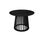 Round Coffee Table, Grille Molding, Suitable for Bedroom, Living Room, Balcony W688P202819