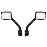 Chrome Hood Mirrors Fit for 2013-2020 Kenworth T680 Pair Hood Mirrors Fit for 2010-2017 Peterbilt W1155P332713