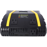 ZUN 1500 Watts Power Inverter Modified Sine Wave Car LED Display , Portable AC Power Emergencies, Job W465P193473