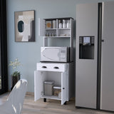 FM FURNITURE Tacna Kitchen Pantry with ample storage, 2 open 1 drawer, 1 cabinet, 2 B128P321059