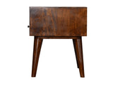 Modern Chestnut Solid Wood Bedside B182P166567