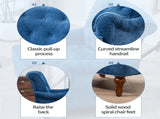 Accent Chair With Comfy Chenille Club Fabric,Comfy Upholstered Living Room Arm Chair,Springs W3042P262910