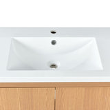 ZUN 30" Bathroom vanity Set with Sink, Combo Cabinet, Bathroom Storage Cabinet, Solid Wood Frame 08624480