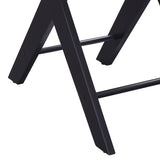 Fierce White and Black Accent Table with Built-in USB Port B2726P243282