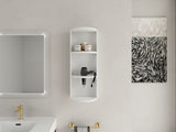 12" Bathroom Wall-Mounted Storage Rack, Float Mounting Design, W999P277165