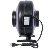 6-Inch 412 CFM Inline Duct Fan Air Circulation Vent Blower for Hydroponics, Basements, and Kitchens W46577503