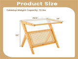 Modern Bamboo Edge Table 43813901