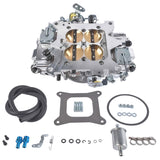 Mechanical Secondary Carburetor 4-Barrel Silver Fit for BR-67202 950 CFM Aluminum 97579627