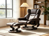10 Point Massage Recliner Swivel Armchair with Footrest Brown 36731492
