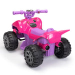 ZUN Kids Ride-on ATV, 6V Battery Powered Electric Quad Car with Music, LED Lights and Spray Device, 4 W2181P154961