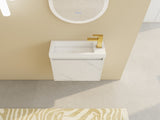 20'' Floating Wall-Mounted Bathroom Vanity with Resin Sink & Soft-Close Cabinet Door W999P143204