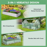 ZUN Mini garden bed green 51048729