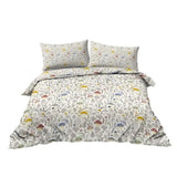 Mushroom Decoration Pattern Duvet Cover Set 3 Pieces King Size Soft Bedding Set With 2 Pilowcases 48628106