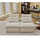 Modular Sofa,No Armrests,At will DIY,Soft Corduroy Fabric,Neck W2108P236840