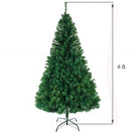 ZUN 6ft 1050 Branch Christmas Tree 43654036