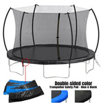 ZUN 14FT Trampoline , Trampoline for Kids and Adults with Enclosure Net and W285P236466