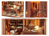 3d wooden puzzle for adults Athena's Study of Wisdom book nook with lights model kit dollhouse DIY 64372662
