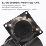 Swivel Titanium Stainless Steel Bar Stools Adjustable Height for Kitchen Counter and Dining W2195135504