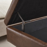 COOLMORE Teddy wool fabric, solid wood feet for solid weighing, and bed end stool with storage W1539P242720