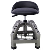 Pneumatic 360 Degree Swivel Mechanics Rolling Creeper Seat, Heavy Duty Rolling Mechanics W46590155