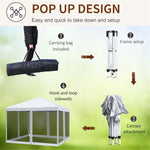 ZUN 3X3M Pop Up Canopy Party Tent -AS （Prohibited by WalMart） 33067789