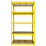 ZUN 5-Tier Adjustable Metal Shelving Unit ,Heavy Duty Garage Shelving,Storage Racks,Industrial Utility 68360636