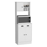 Pantry Cabinet with Drawer and 3-Doors, White -Kitchen B097133170