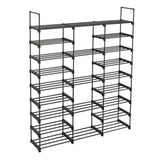 ZUN 9 Tiers Shoe Rack Storage Organizer Shoe Shelf Organizer for Entryway Holds 50-55 Pairs Shoe, 41157133