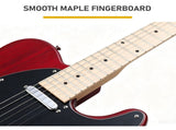 Maple Fingerboard GTL Electric Guitar SS Pickup Transparent Red 27458444