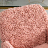 Furniture Office Chair,Artificial rabbit hair Home Office Chair with Golden Metal Base,Adjustable 58136779