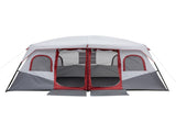 10 Person Family Cabin Tent, 2 Room Huge Tent with Storage Pockets for Camping Accessories 85333487
