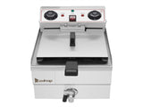 EH101V 8.5QT/8L Total Capacity 12.5qt/11.8l Stainless Steel Faucet Single Tank Deep Fryer 1700W Max 62516549