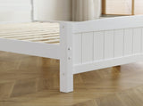 FCH Queen Pine Single-Layer Core Vertical Stripe Full-Board Curved Headboard With The Same Bed Tail 83746099