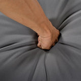 TREXM Outdoor Swivel Chair with Cushions, Rattan Egg Patio Chair with Rocking Function for Balcony, GL-WF318105AAE