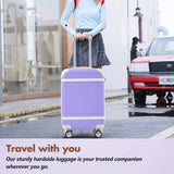 Hardshell Luggage Sets with Bags Lightweight Suitcase Double Spinner Wheels with TSA Lock ,Single N732P193484I