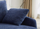 40.55"W Swivel Accent With 2 Thorw Pillows 360 Degree Swivel Round Sofa Modern Oversized Arm W1298P248774