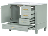 30" Bathroom Vanity , Modern Bathroom Cabinet with Sink Combo Set, Bathroom Storage Cabinet with a N729P170557G